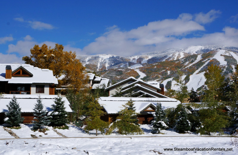 Rental exterior at Steamboat Vacation Rentals.