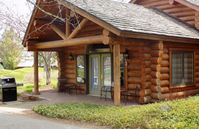 Cabin exterior at Garland Lodge and Resort.