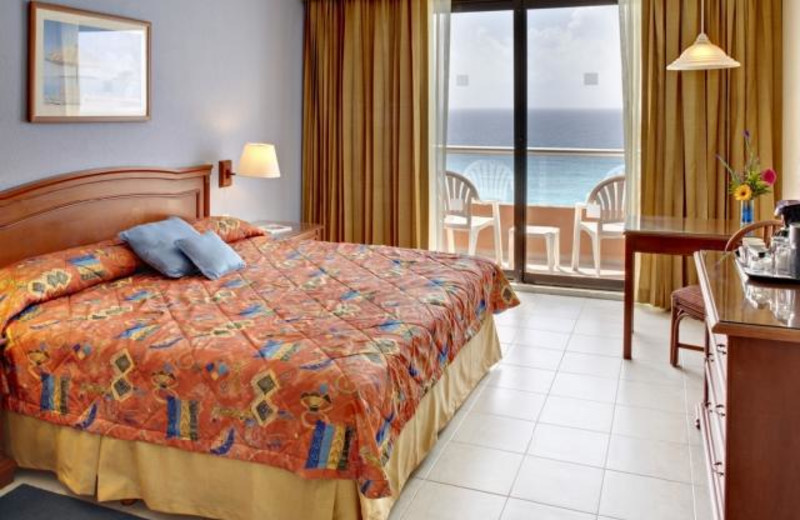 Guest room at Tucan Luxury Cancun.