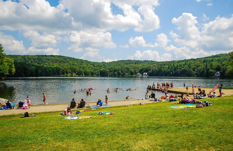 Silver Lake State Park and Beach near Three Stallion Inn.