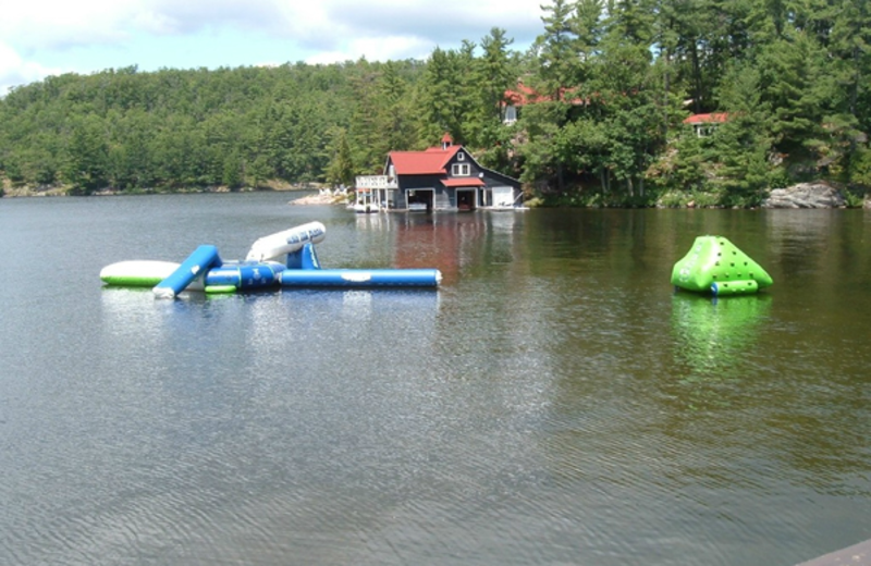 The beach at Paquana Cottage Resort.