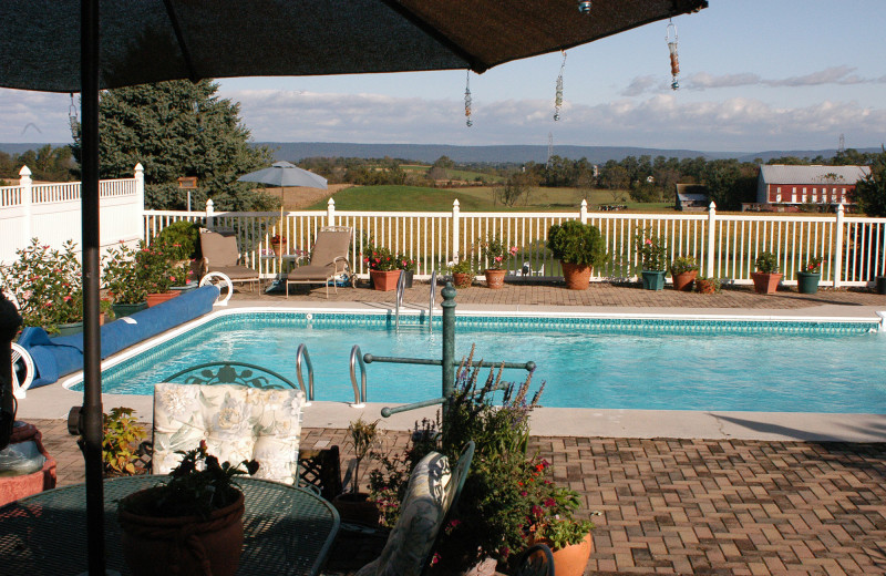 Outdoor pool at Annville Inn.