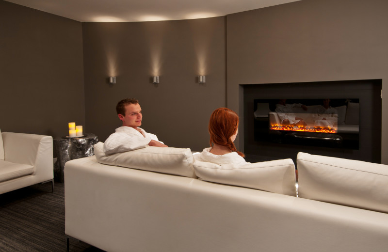 Spa lounge at Solara Resort & Spa.