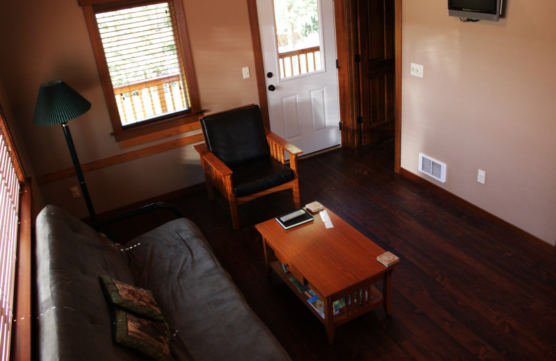 Cabin Interior at Historic Tamarack Lodge and Cabins