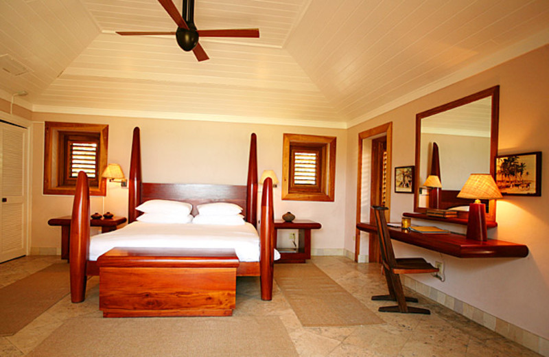 Guest room at Pink Sands.