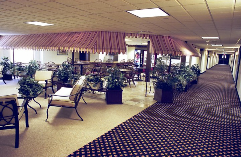 Cafe dining area at Eisenhower Hotel & Conference Center.