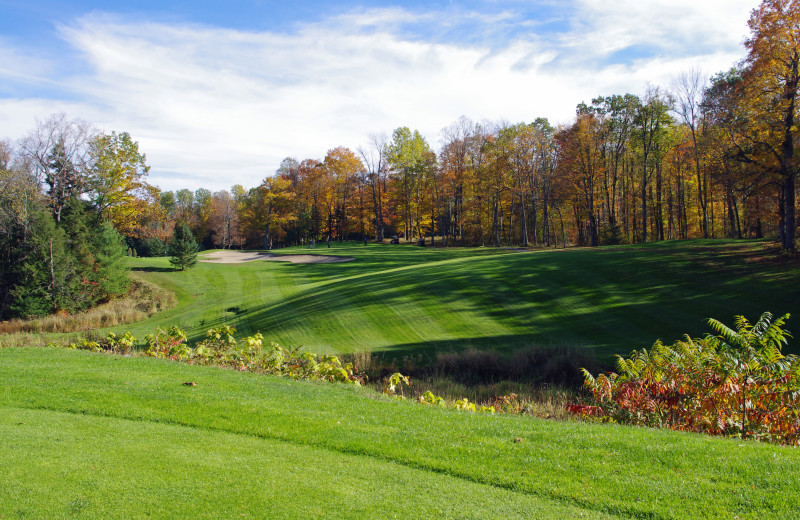 Golf course at Fairmont Le Chateau Montebello.