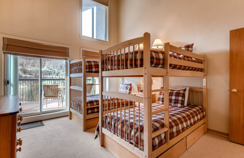 Rental bedroom at Centennial Lodge of Beaver Creek.