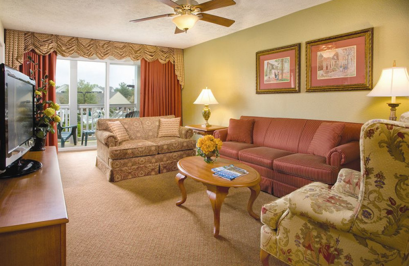 Guest suite at Wyndham Kingsgate.
