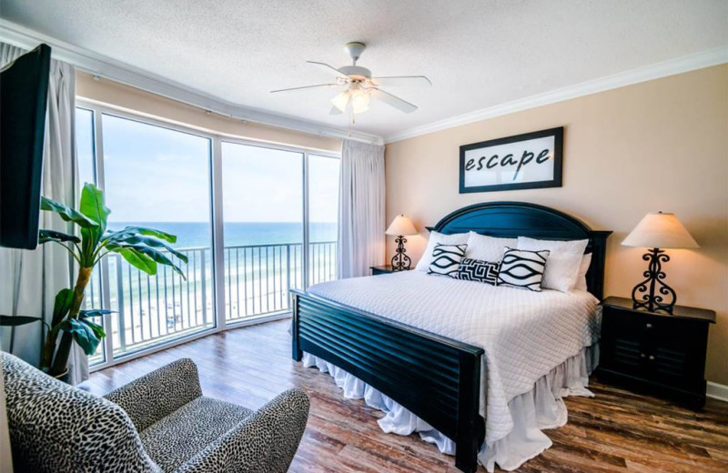 Guest bedroom at Royal American Hospitality.