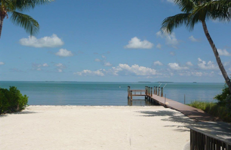 Rental beach at Keys Holiday Rentals, Inc.