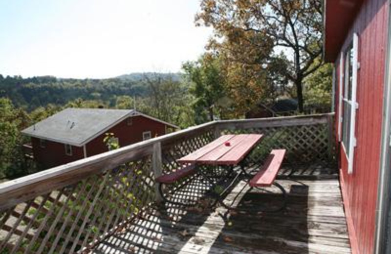 View from Cabin F at Antlers Resort
