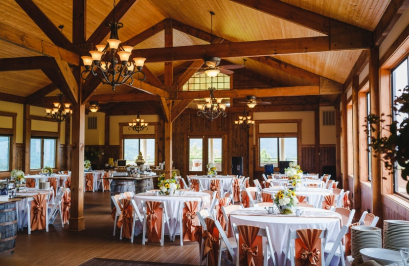 Wedding reception at House Mountain Inn.