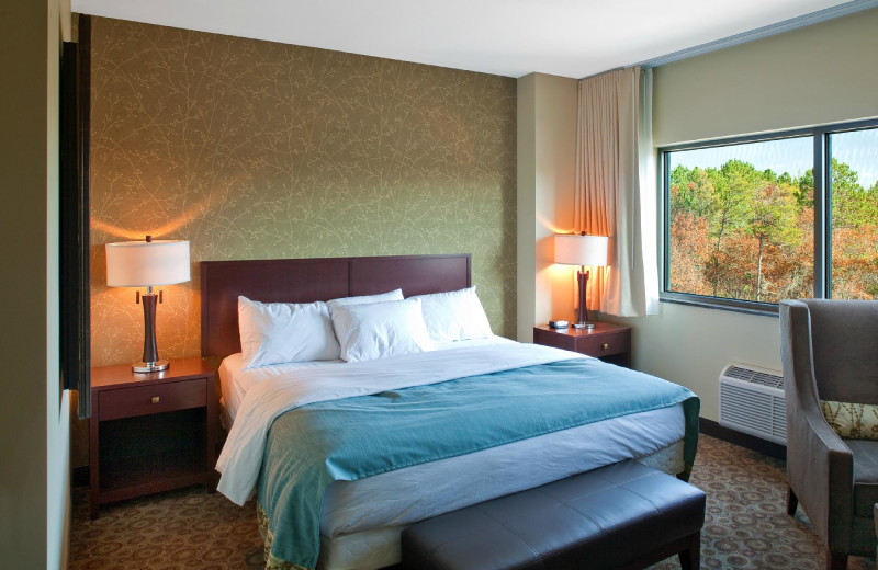 Guest room at St. Croix Casino Turtle Lake.