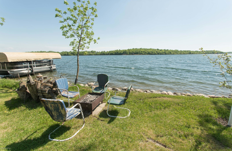 Lake view at Sybil Shores Resort.