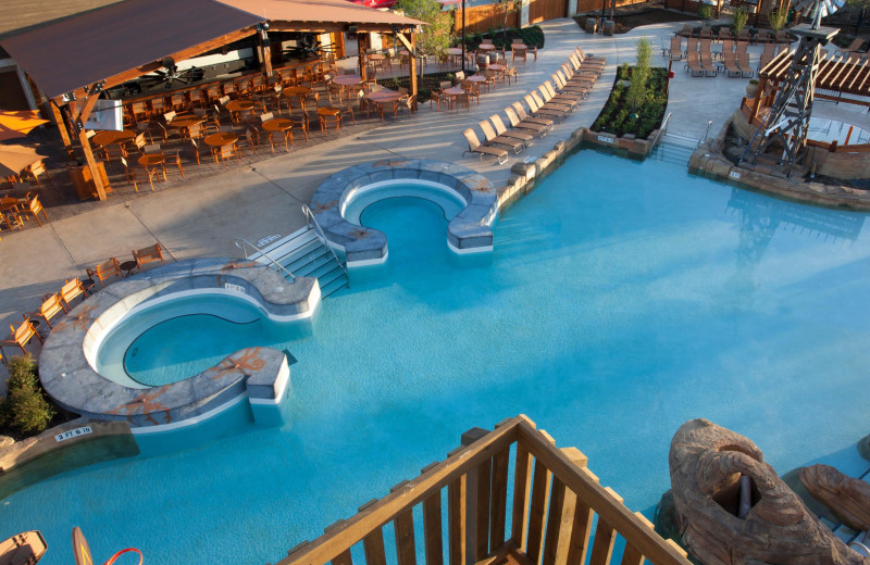 Outdoor pool at Gaylord Texan Hotel & Convention Center.