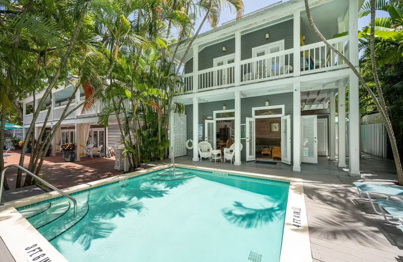 Outdoor pool at Ambrosia Key West, LLC - A Key West Bed 