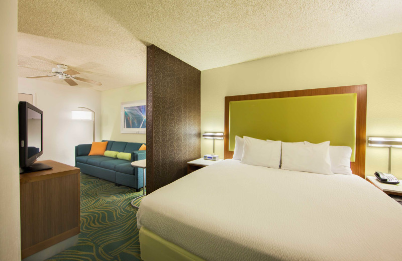 Guest room at SpringHill Suites Phoenix Glendale/Peoria.
