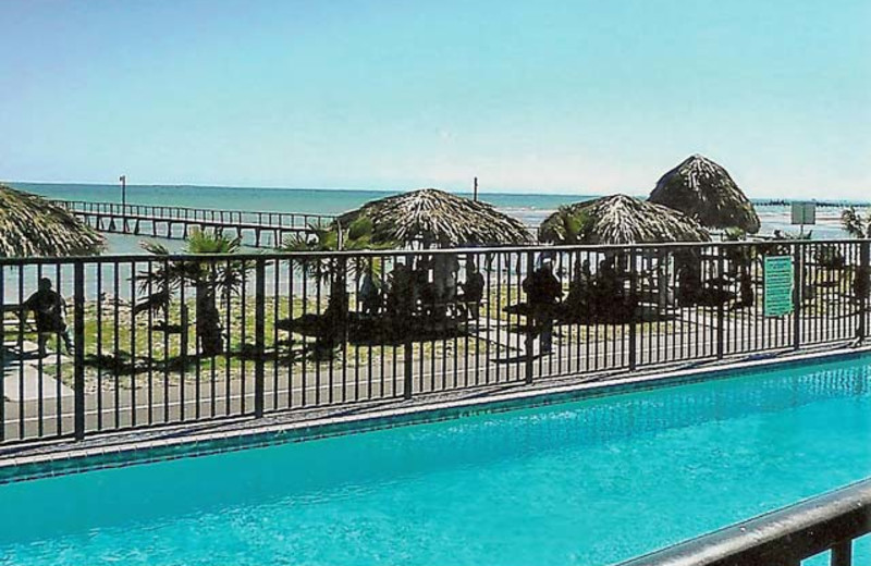 Outdoor pool at Hunt's Castle Hotel.