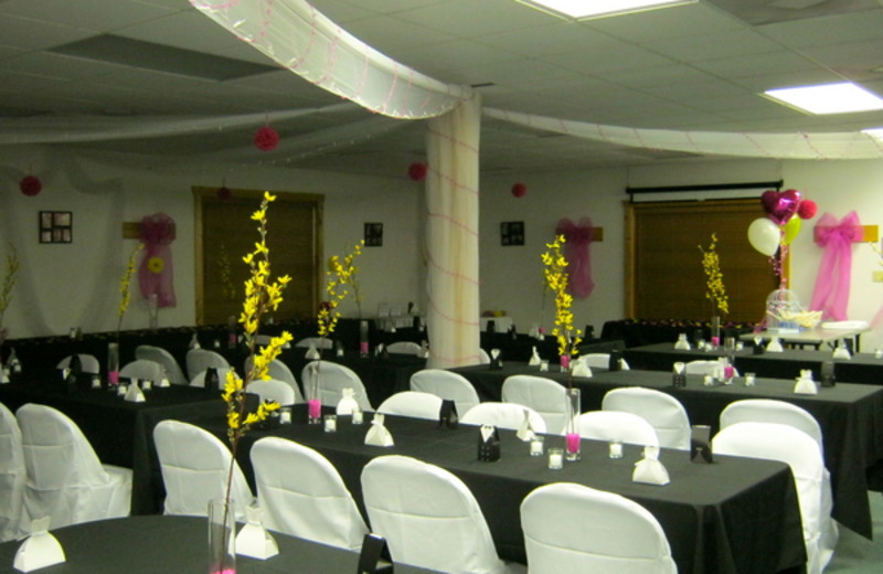 Wedding reception at The Fisherman's Lodge.