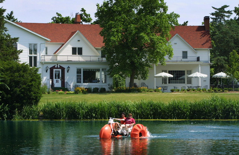 Peddle boat at Heartland Spa & Fitness Resort.