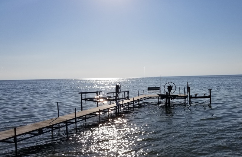 Rental dock at Door County Vacancies.