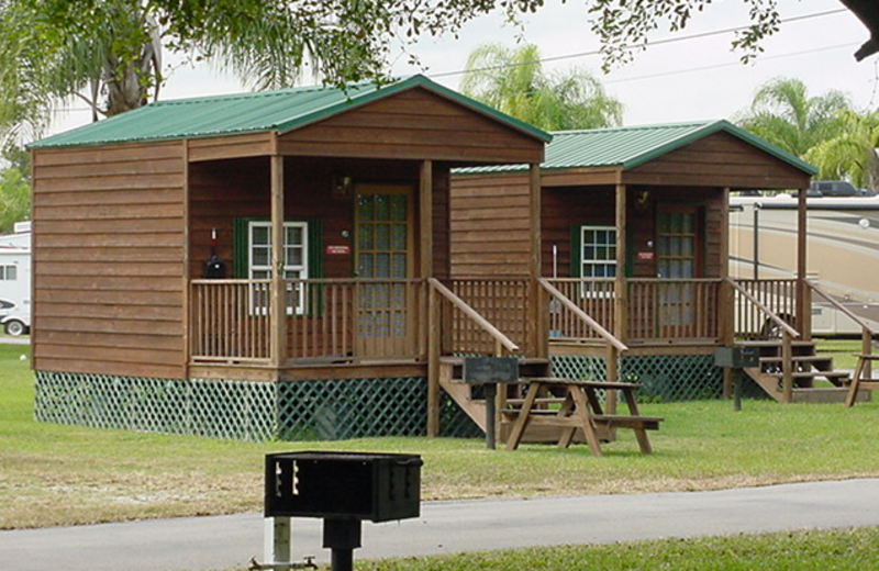 Cabin exterior at Miami Everglades.