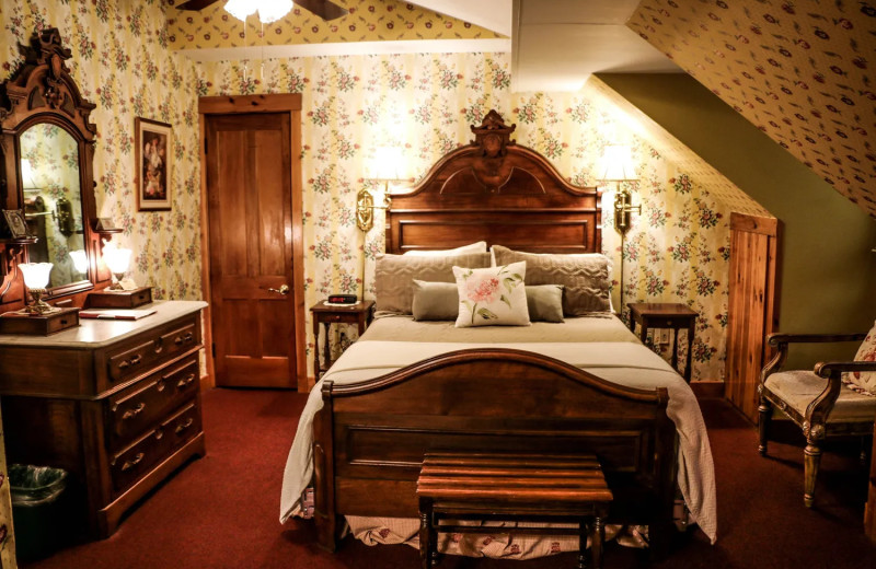 Guest room at The Cornell Inn Lenox.