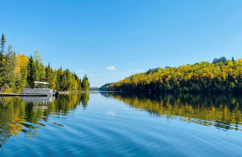 Lake view at Golden Eagle Lodge.