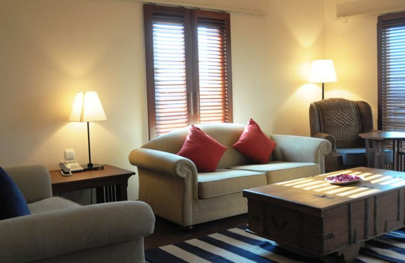 Guest room at Best Western Coral Beach Hotel.