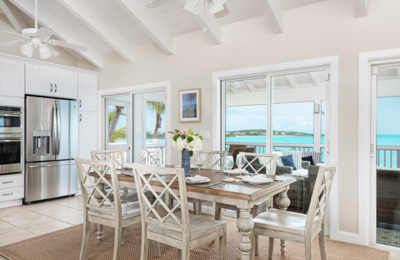 Dining room at Villa Calypso.