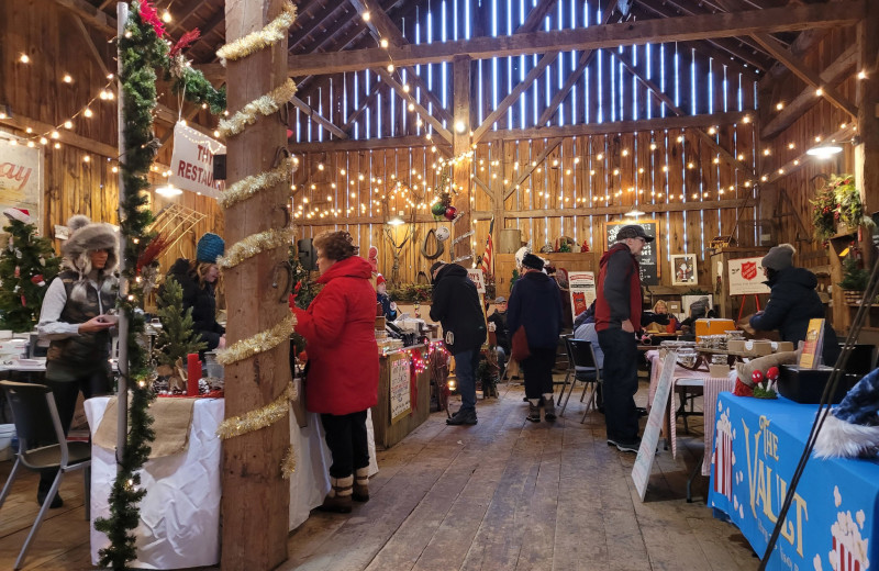 Winter market at High Point Inn.