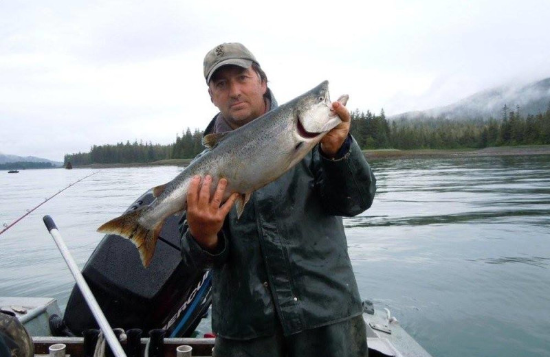 Fishing at Island Point Lodge.