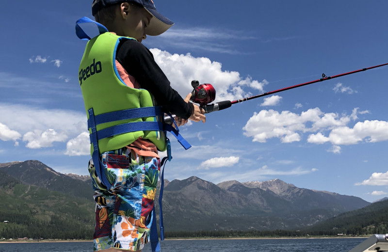 Fishing at Pine River Lodge.