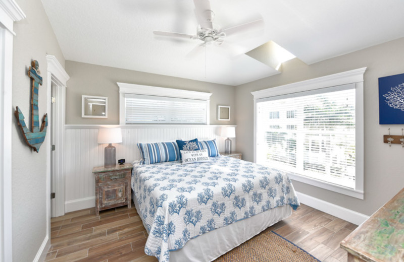 Rental bedroom at Siesta Key Luxury Rental Properties.