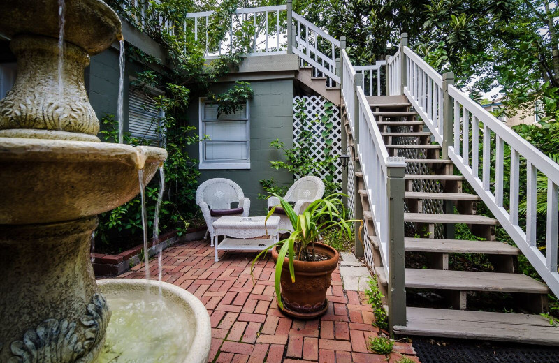 Patio at Casablanca Inn.