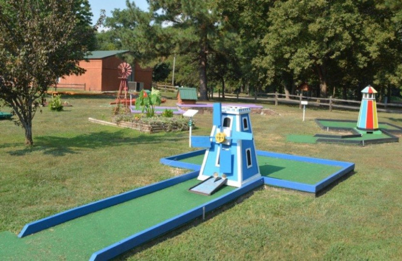 Mini golf at MarVal Resort.