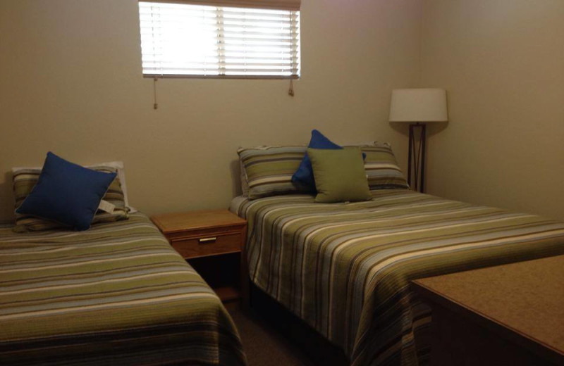 Guest bedroom at Alhonna Resort.