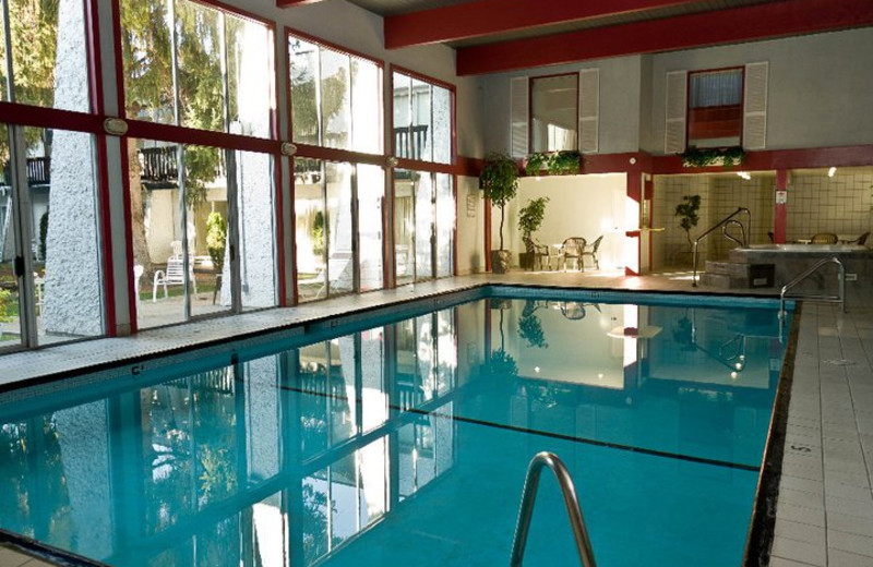 Indoor pool at Village Green Hotel & Casino.