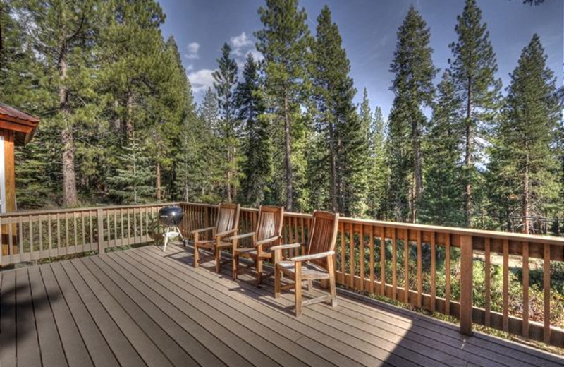 Spacious porches with great views at Tahoe Signature Properties