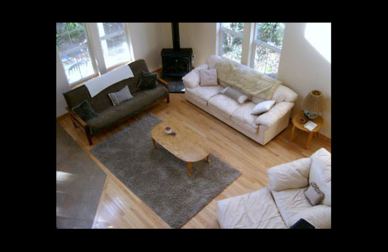 Rental living room at Manzanita Rental Company.