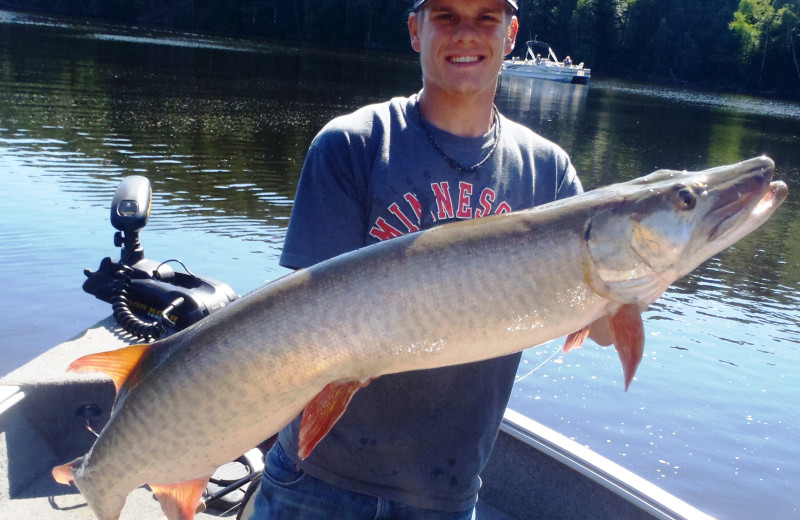 Fishing at Pine Point Lodge.