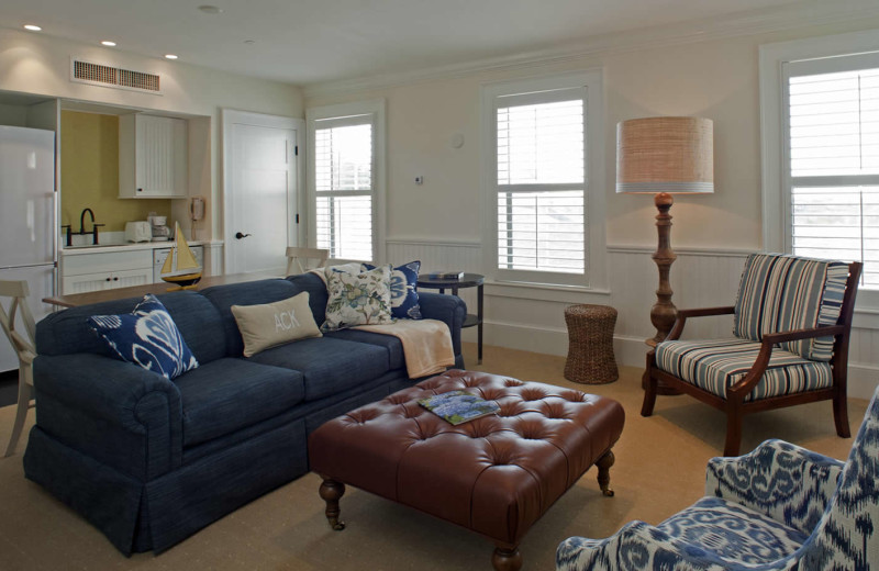 Guest room at The Nantucket Hotel and Resort.