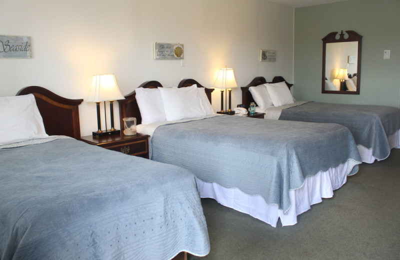 Guest room at Vacationland Inn.