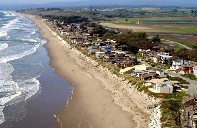 Aerial view of Pajaro Dunes Resort.