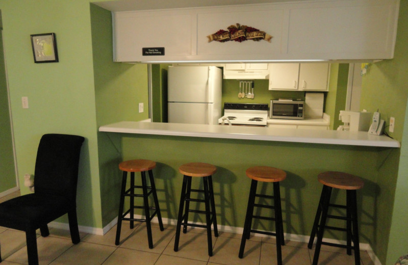 Guest kitchen at Bermuda Bay Resort.