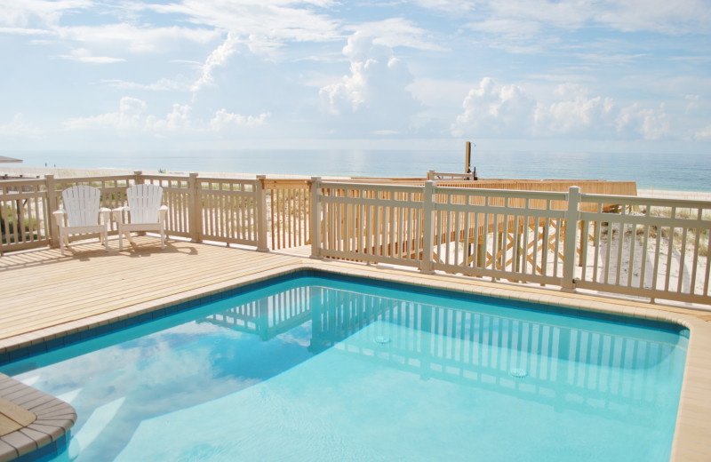 Rental pool at Gulf Shores Vacation Rentals.