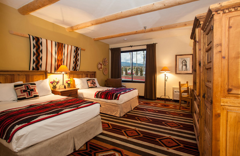 Guest room at The Lodge at Santa Fe.