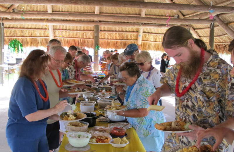 Potluck at Miami Everglades.