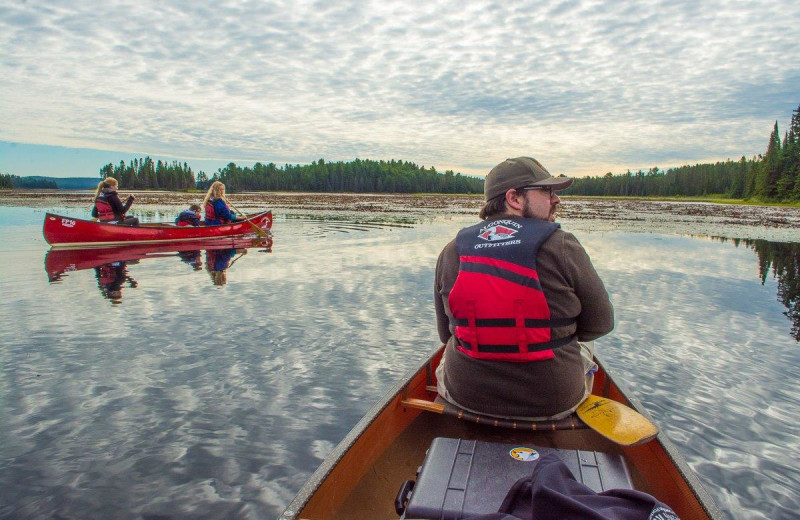 Canoeing at Wolf Den Hostel and Nature Retreat.